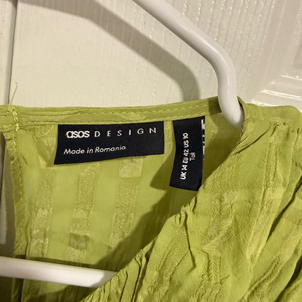ASOS Summer Light Green Sleeveless Maxi Dress - Picture 4 of 5